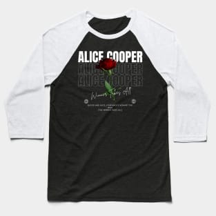 Alice Cooper // Flower Baseball T-Shirt